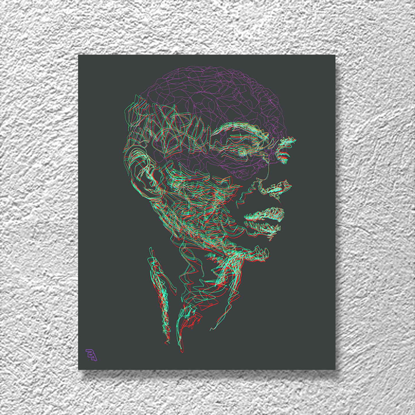 "3D" canvas print