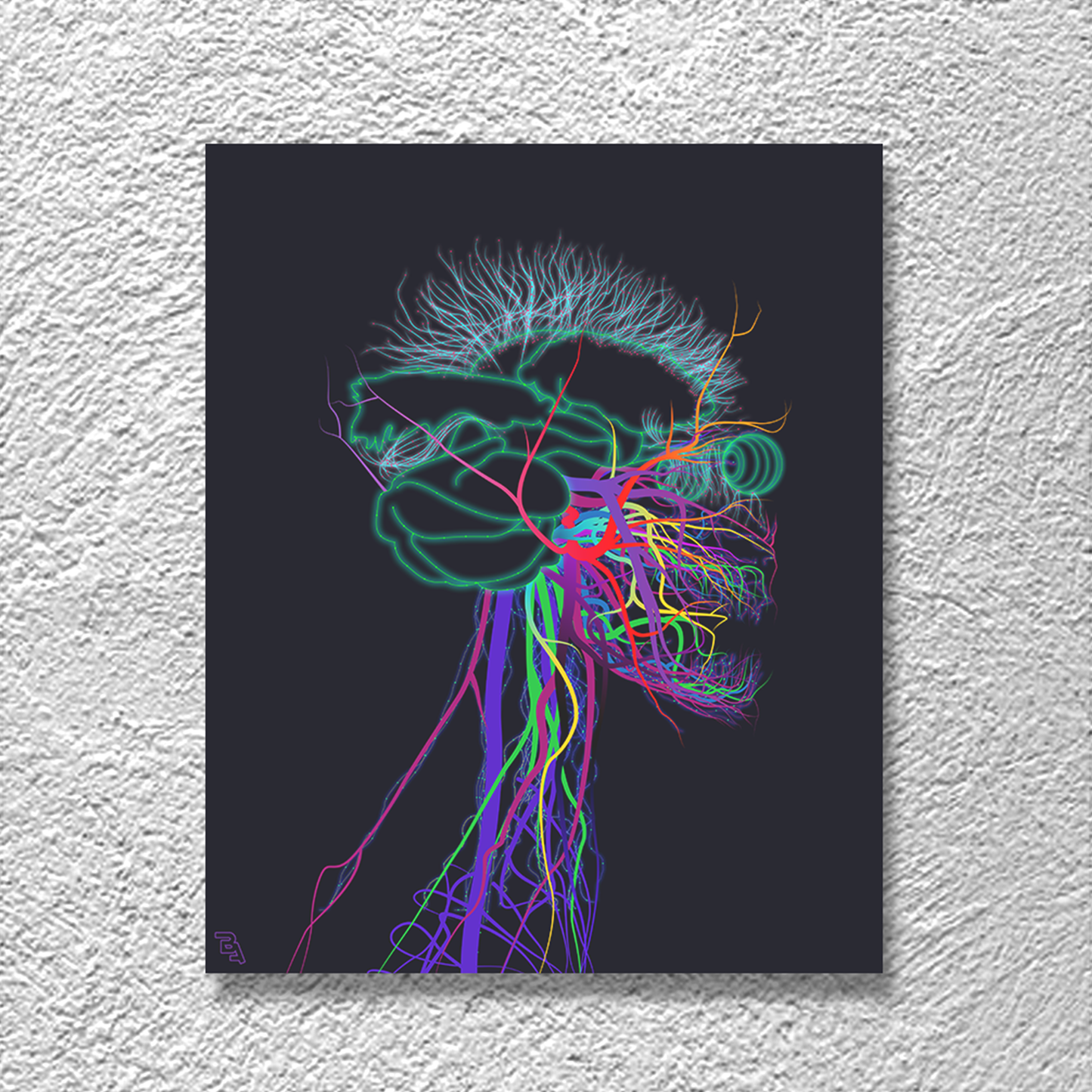 "Nervous" canvas print